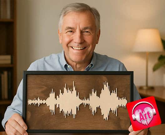 Layered wood Soundwave