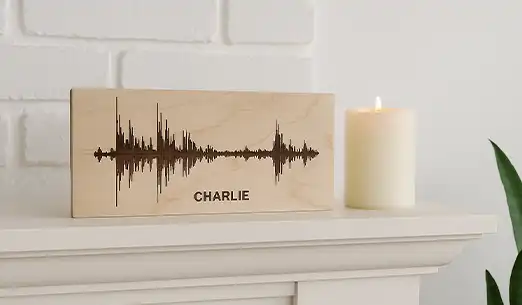 maple soundwave art