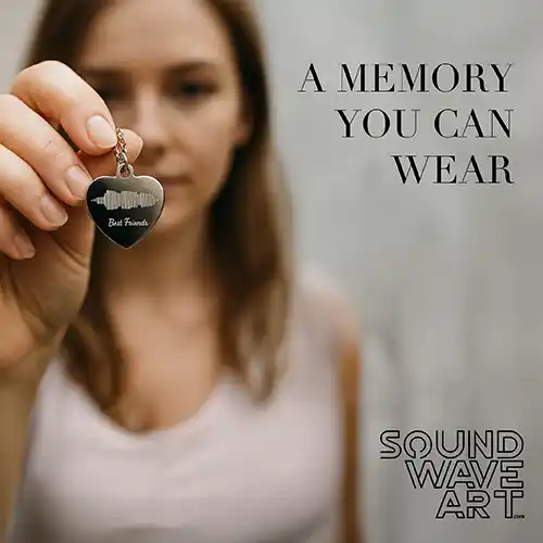 Soundwave Jewelry (Necklaces, Pendants) made from sound