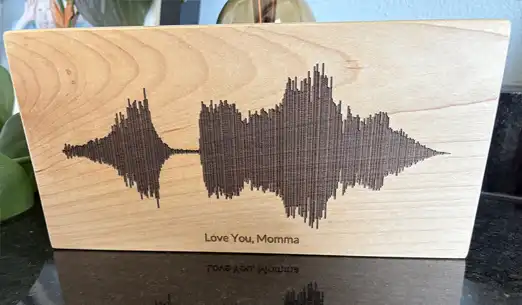 Wood Soundwave Art - Soundwave Art