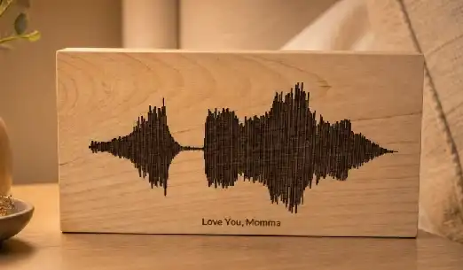 Maple Soundwave Art